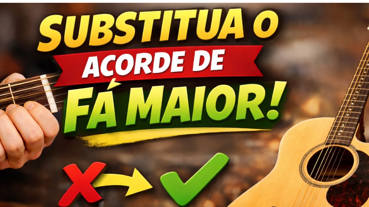 Substitua o Acorde F (Pestana) com Esses 2 Acordes Fáceis 