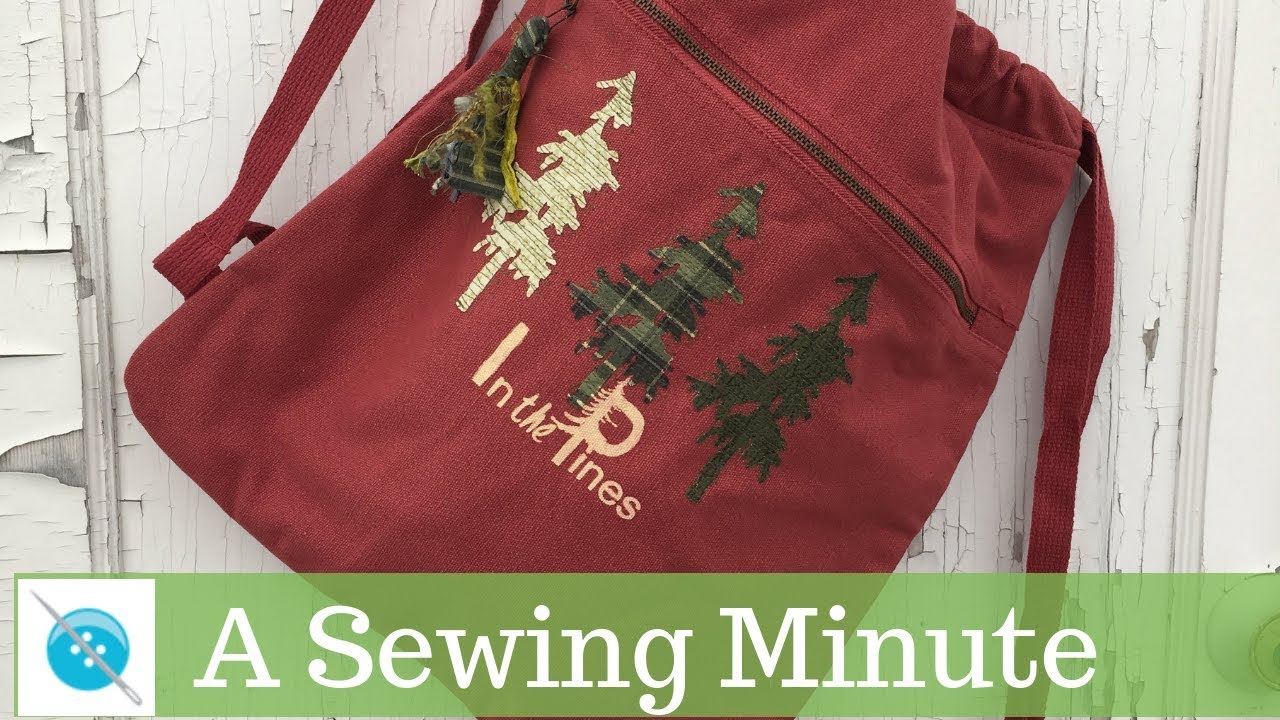 How to Free Motion Stitch a Detailed Appliqué, A Sewing Minute Tutorial