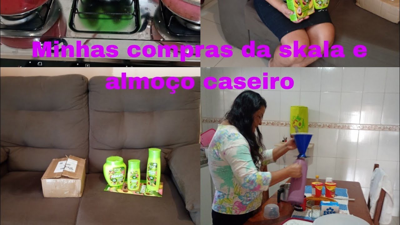 Comprinhas da skala e almoço caseiro🏠🥗