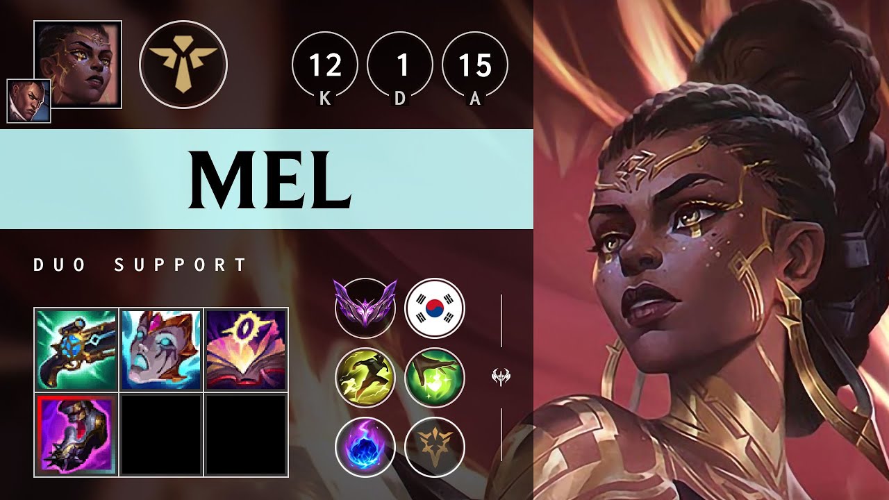 Mel Support vs Blitzcrank - KR Master Patch 25.21