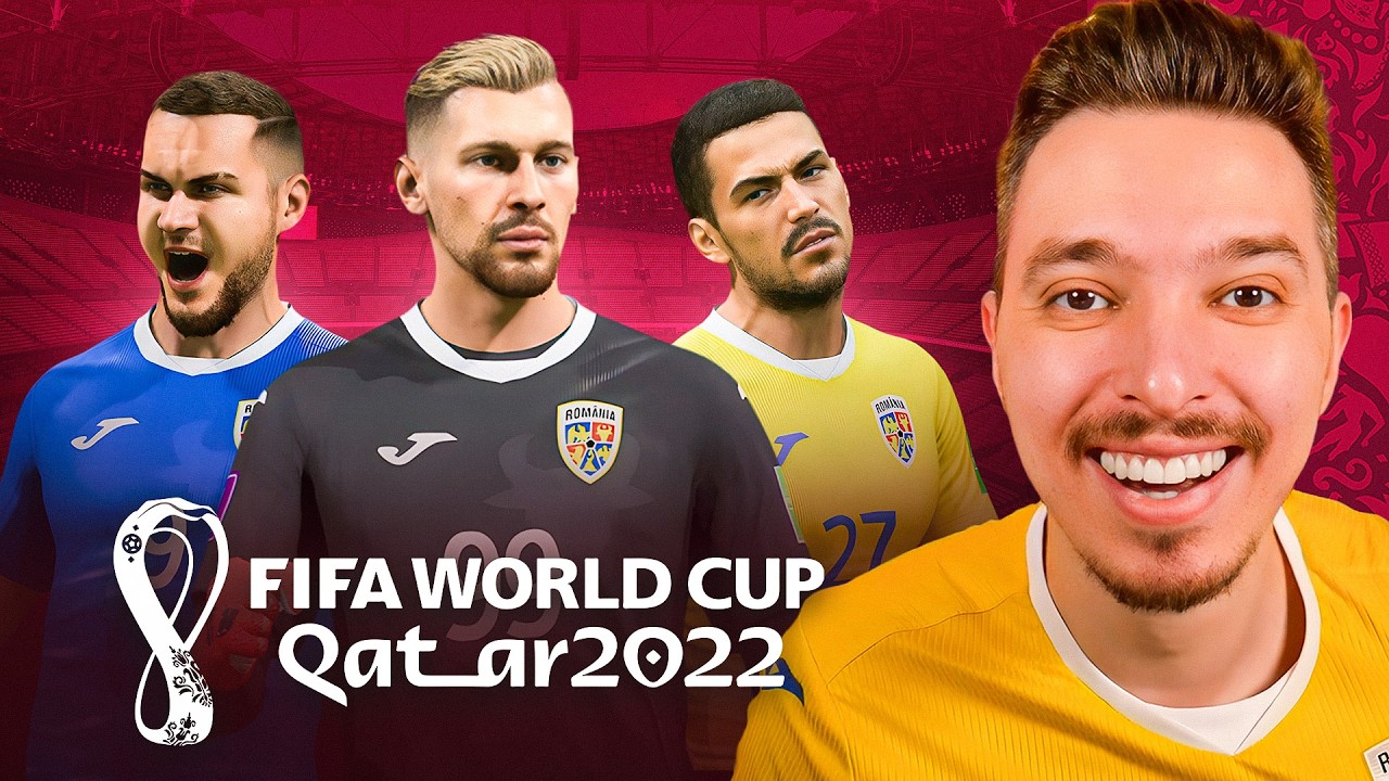 POT CASTIGA CAMPIONATUL MONDIAL 2022 CU ECHIPA NATIONALA DE FOTBAL A ROMANIEI?! RETRO FIFA 23