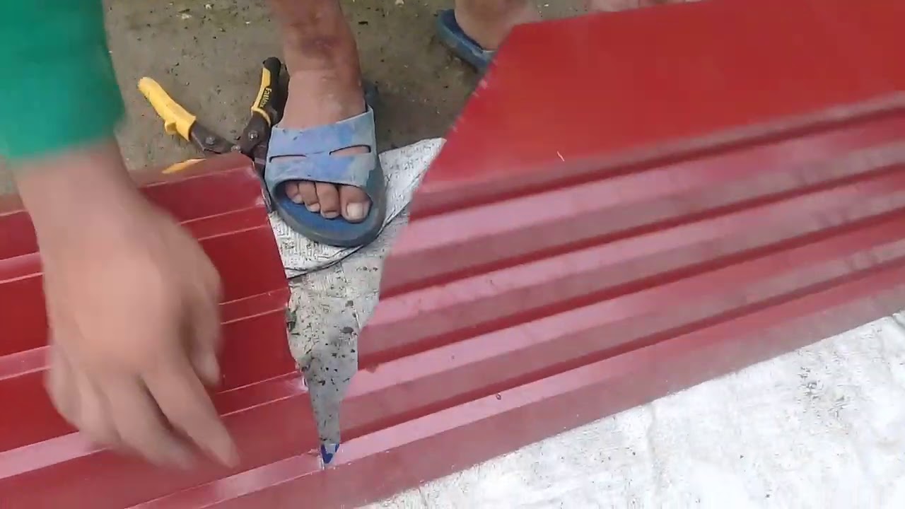 Paano pag Lay-out at paggawa ang Kantuhan ng Banaue type or 5 lines Box Gutter