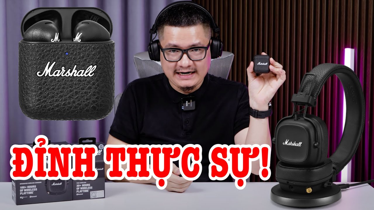 Đánh giá tai nghe Marshall Minor IV và Major V : HÀNG XỊN QUÁ CHẤT!