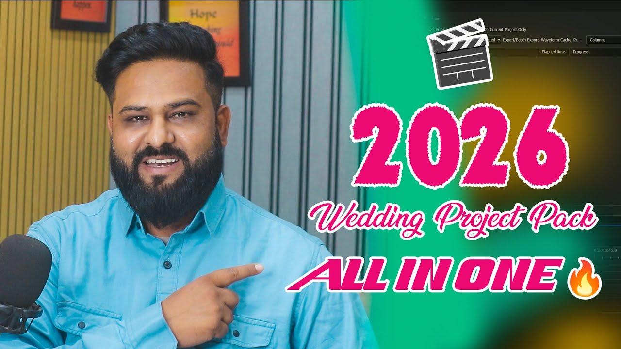 📦 Ultimate Cinematic Wedding Data 2026 for EDIUS | Titles, Teaser, Songs, Bidhi, FX & More