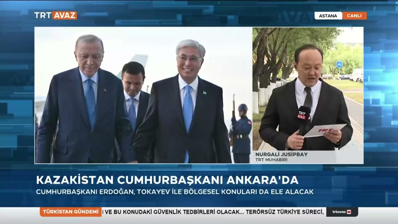 Kazakistan Cumhurbaşkanı Ankara'da-TRT AVAZ TÜRKİSTAN GÜNDEMİ-29.07.2025