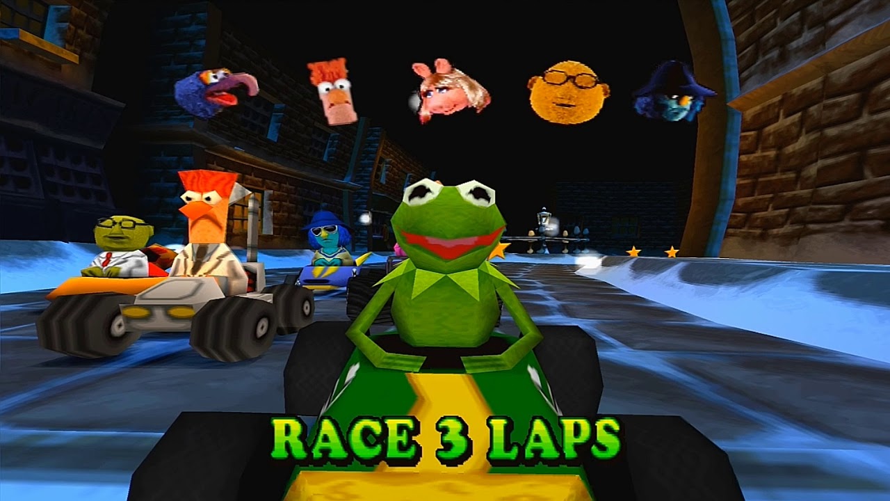 Retro Gaming (PS1) - Muppet racemania  - 