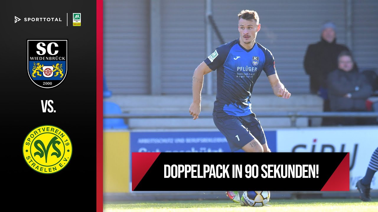 Wilde Schlussphase: 3 Tore in letzten 5 Minuten! | SC Wiedenbrück - SV Straelen | Regionalliga West