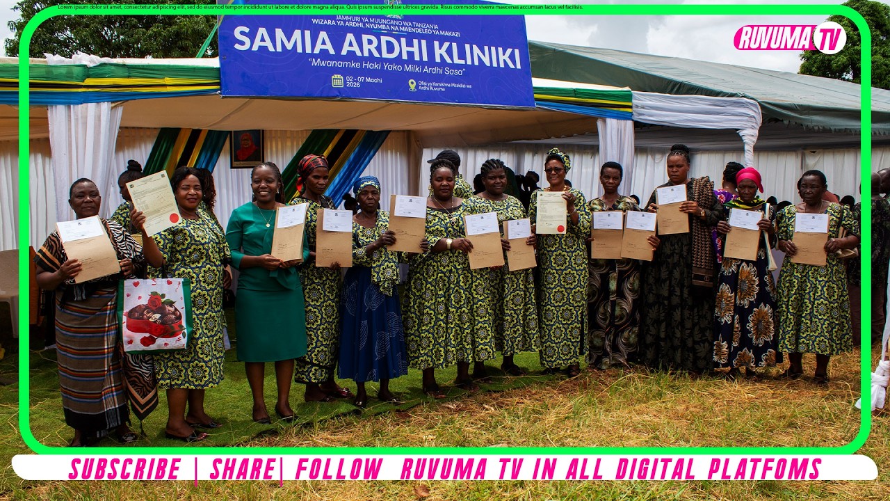 🔴SAMIA ARIDHI KLINIKI ILIVYOGUSA MAISHA YA WANAWAKE MKOANI RUVUMA