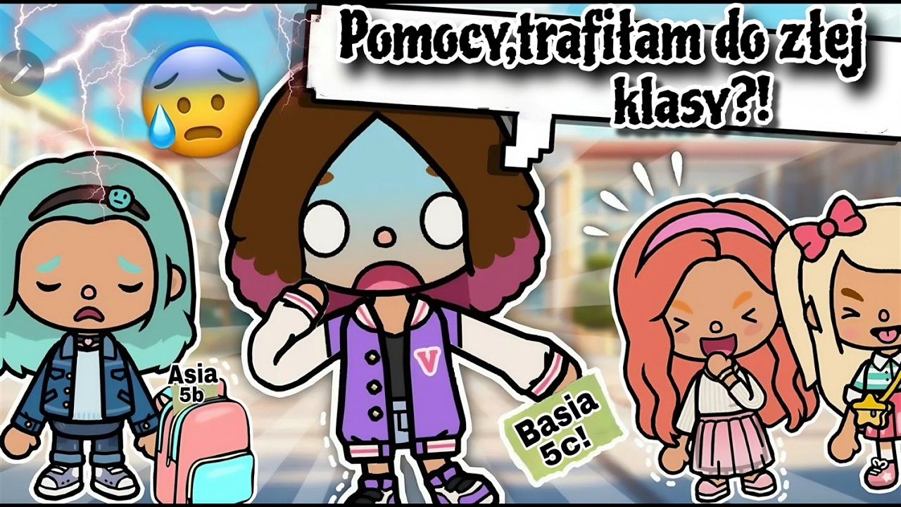 POMOCY, BASIA IDZIE DO GIMNAZJUM😱 | CZĘŚĆ 1 | TOCA BOCA HISTORYJKI PO POLSKU |