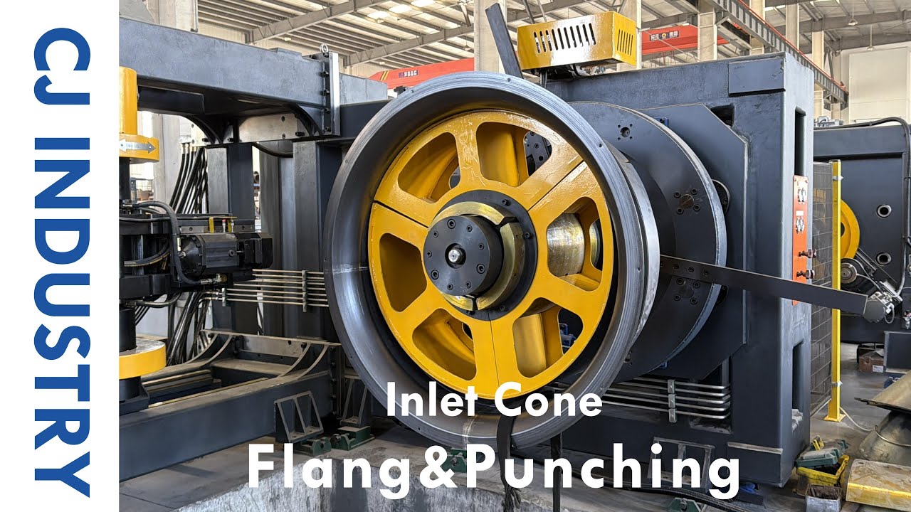 How to Manufacture an Inlet Cone | CJ CNC Flanging & Punching Machine