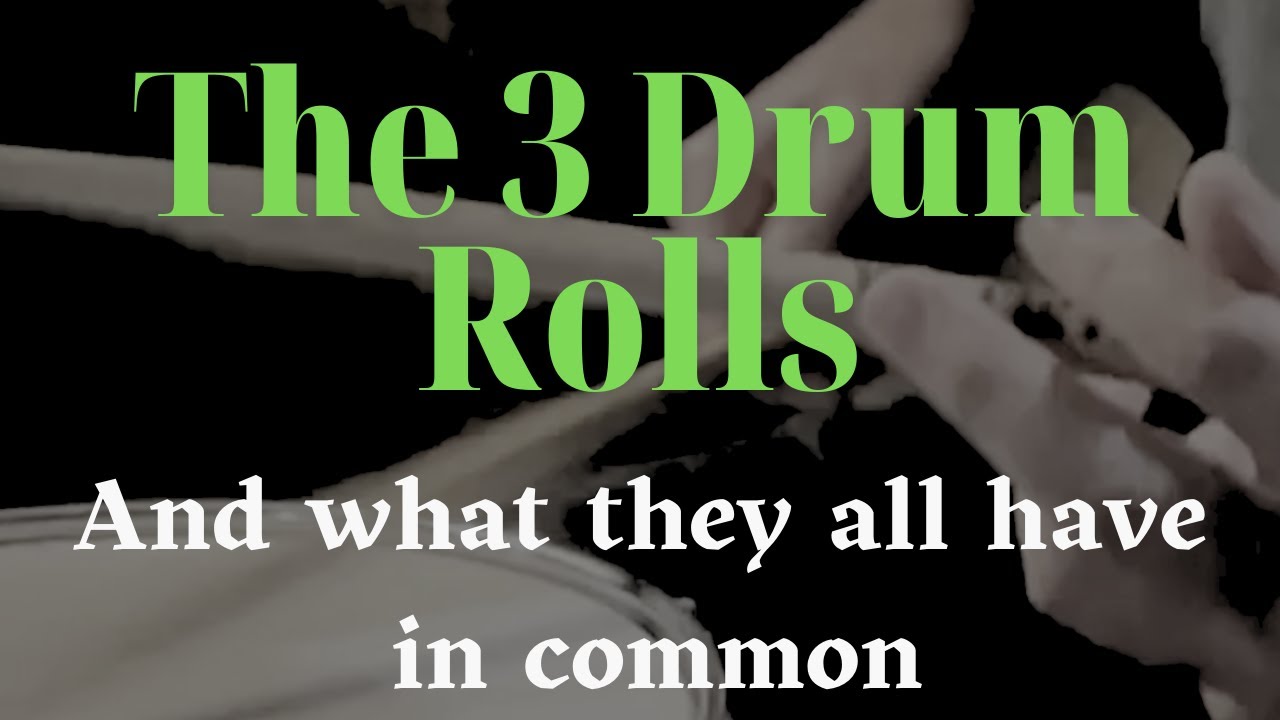 Singles to Doubles to Buzz Rolls