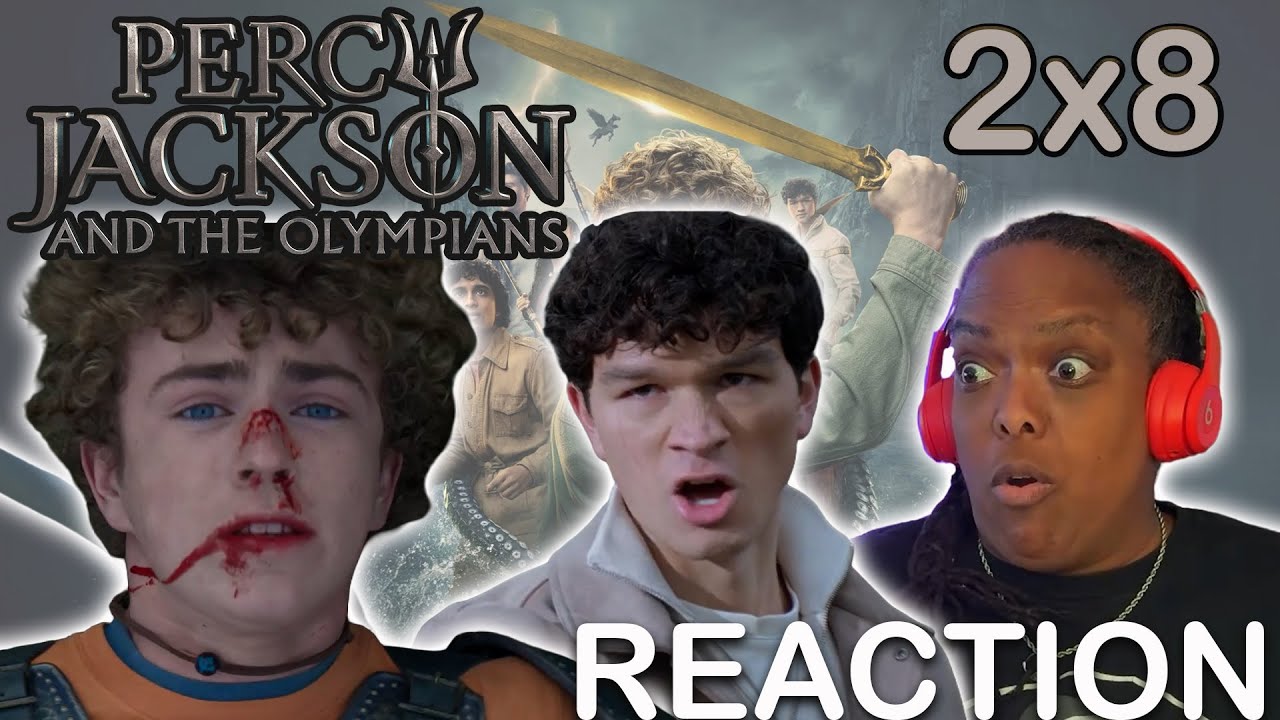 PERCY JACKSON 2x8 FINALE REACTION — The Quest Ends & Everything Changes ⚡