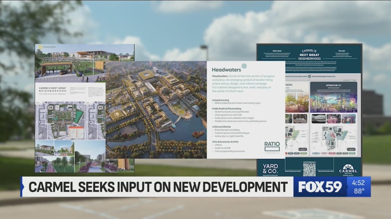 The city of Carmel is seeking input on new development