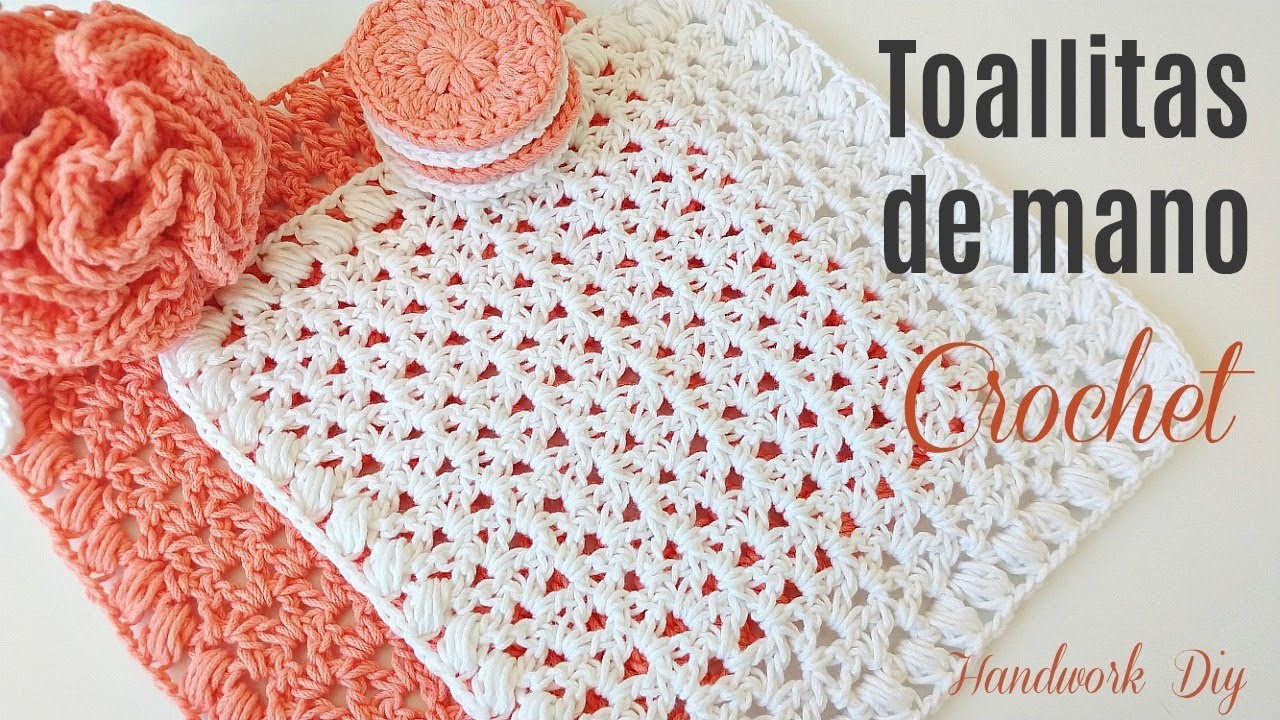 CÓMO TEJER TOALLITAS DE MANO A CROCHET