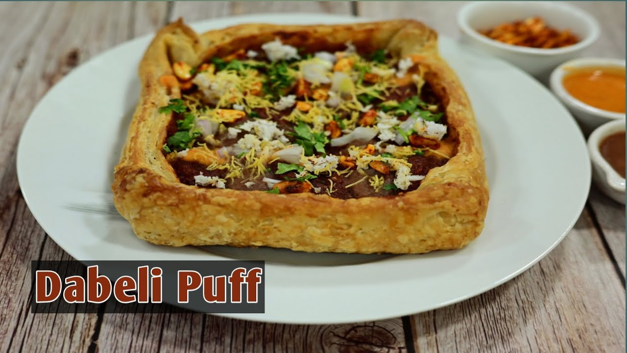 Dabeli Puff | Dabeli | Puff Recipe | દાબેલી પફ | दाबेली पफ | @UtterasKitchen