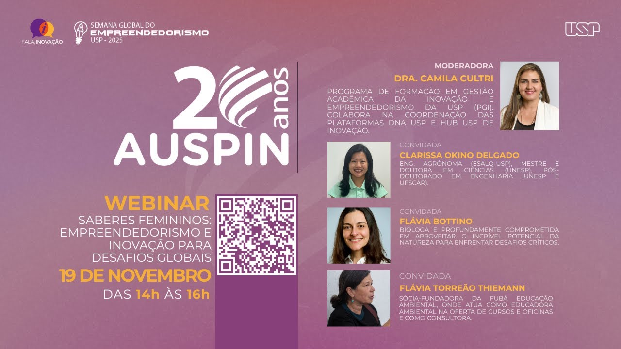 Webinar - SGE | Saberes Femininos: empreendedorismo e inovação para desafios globais