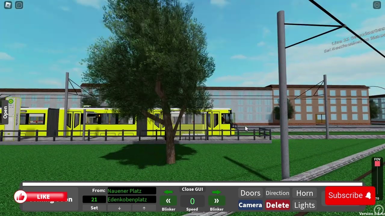 TRAM SIMULATOR ABENSTEDT! GAMEPLAY #roblox #robloxgames #gameplay