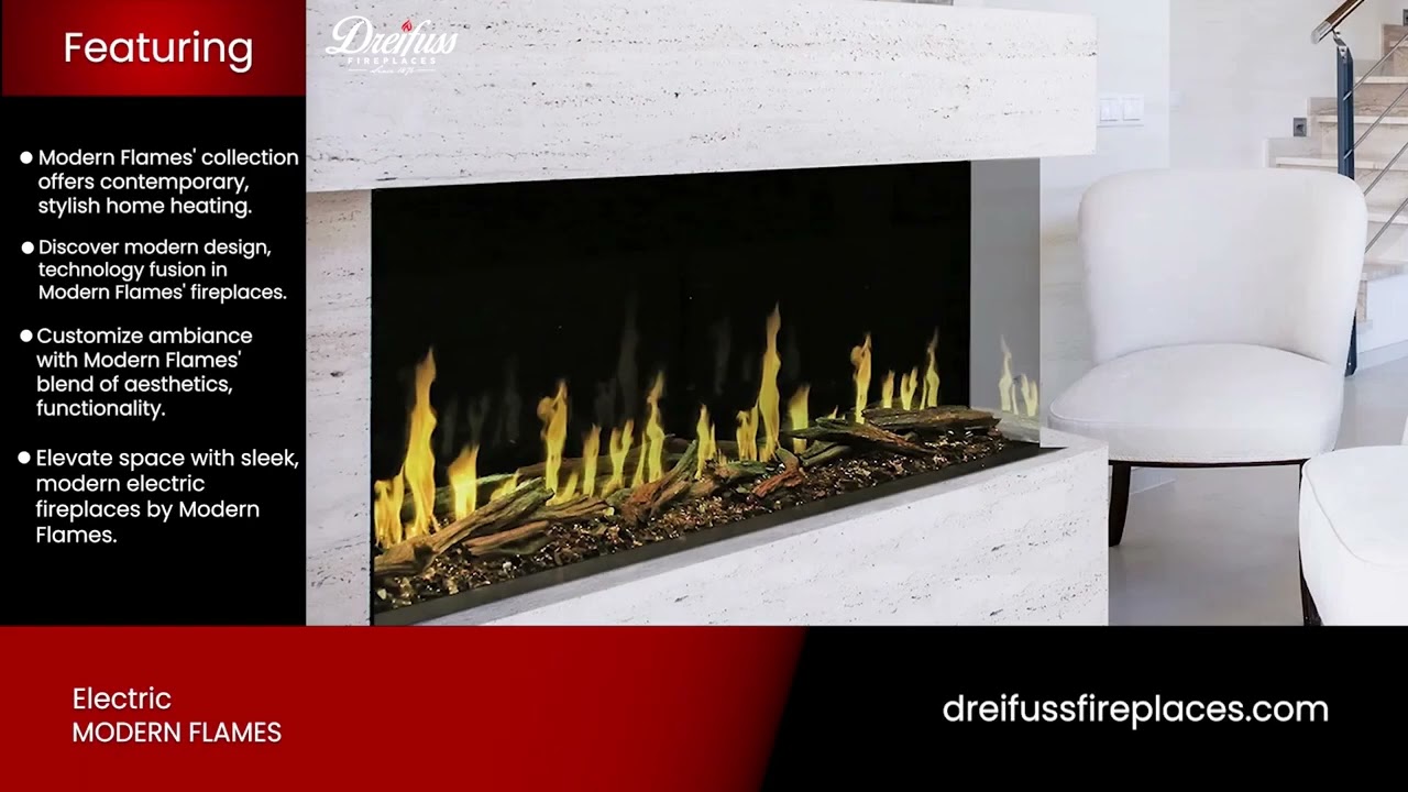 Modern Flames - Electric | Dreifuss Fireplaces