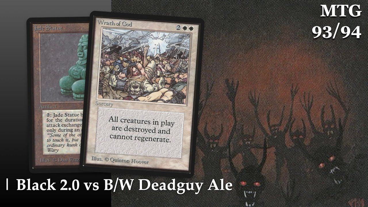 Black 2.0 vs Black/White, Alpha Beta MTG 1993 | OS Magic The Gathering | 309