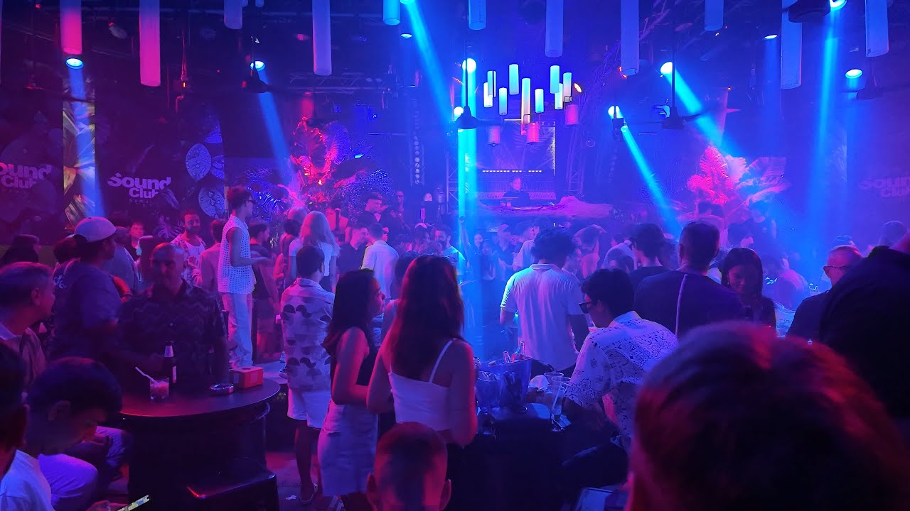 Koh Samui, Sound Club, Chaweng Nightlife, Surat Thani, Thailand 4K 30FPS