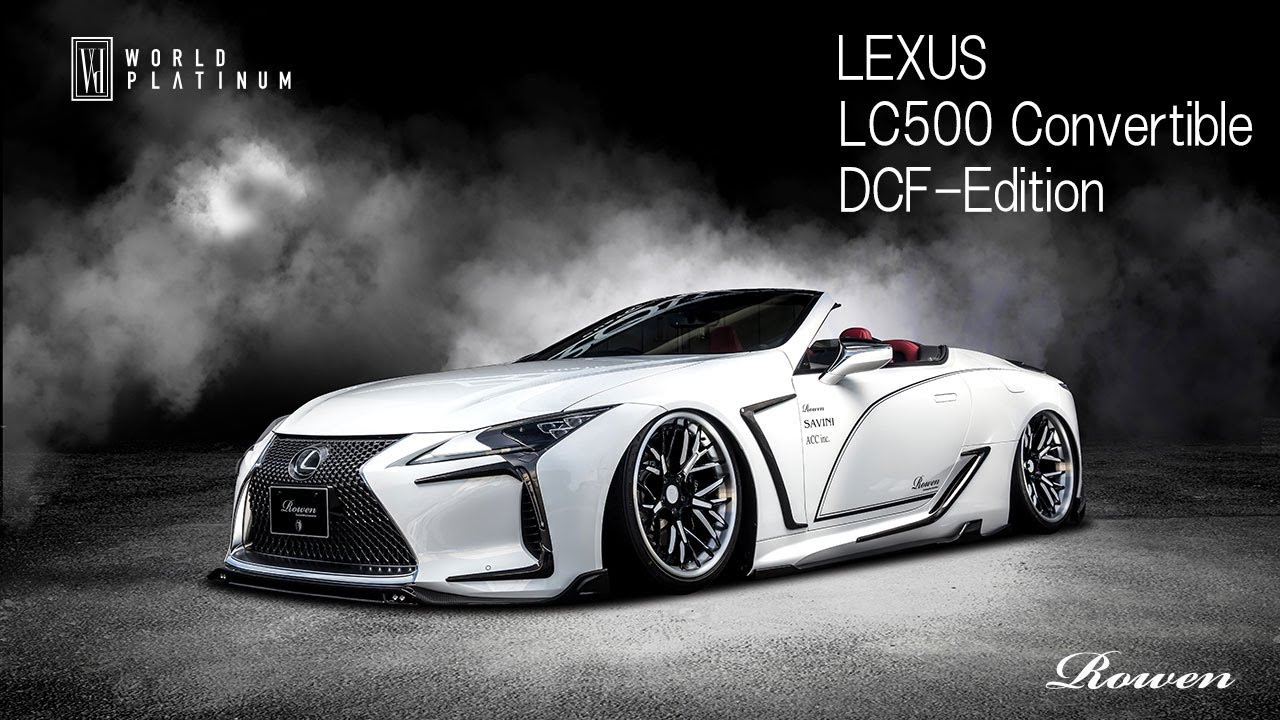 LEXUS LC500 Convertible Bodykit (Dry Carbon Fiber Edition) by Rowen JAPAN *New Products