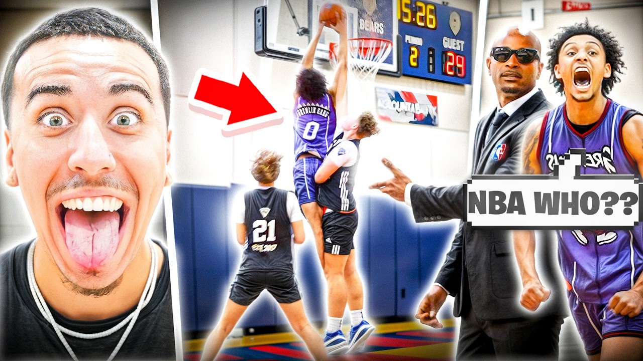 WE TROLLED AN NBA PLAYERS AAU TEAM & THINGS GOT HEATED!