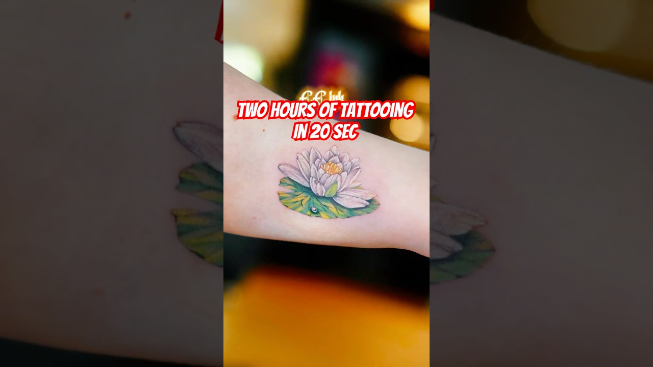 #fyp #tattootimelapse #lotus