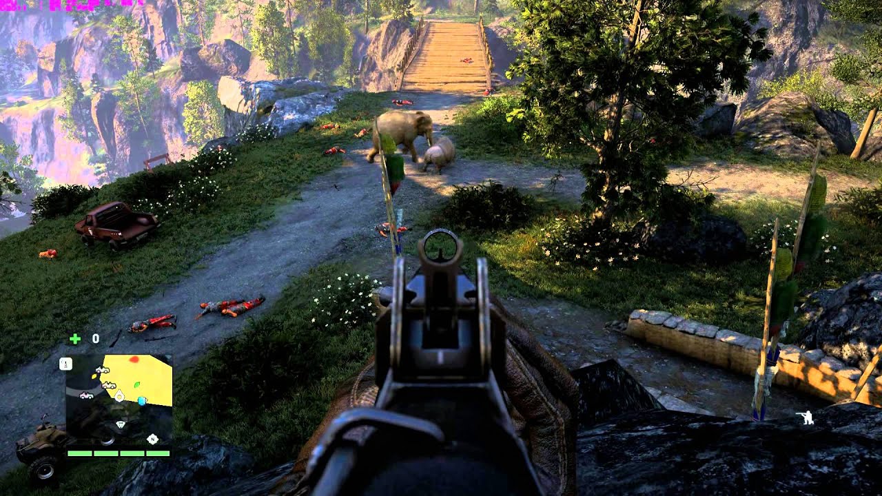 Far Cry 4 - Rhino-Elephant Tag Team Rampage