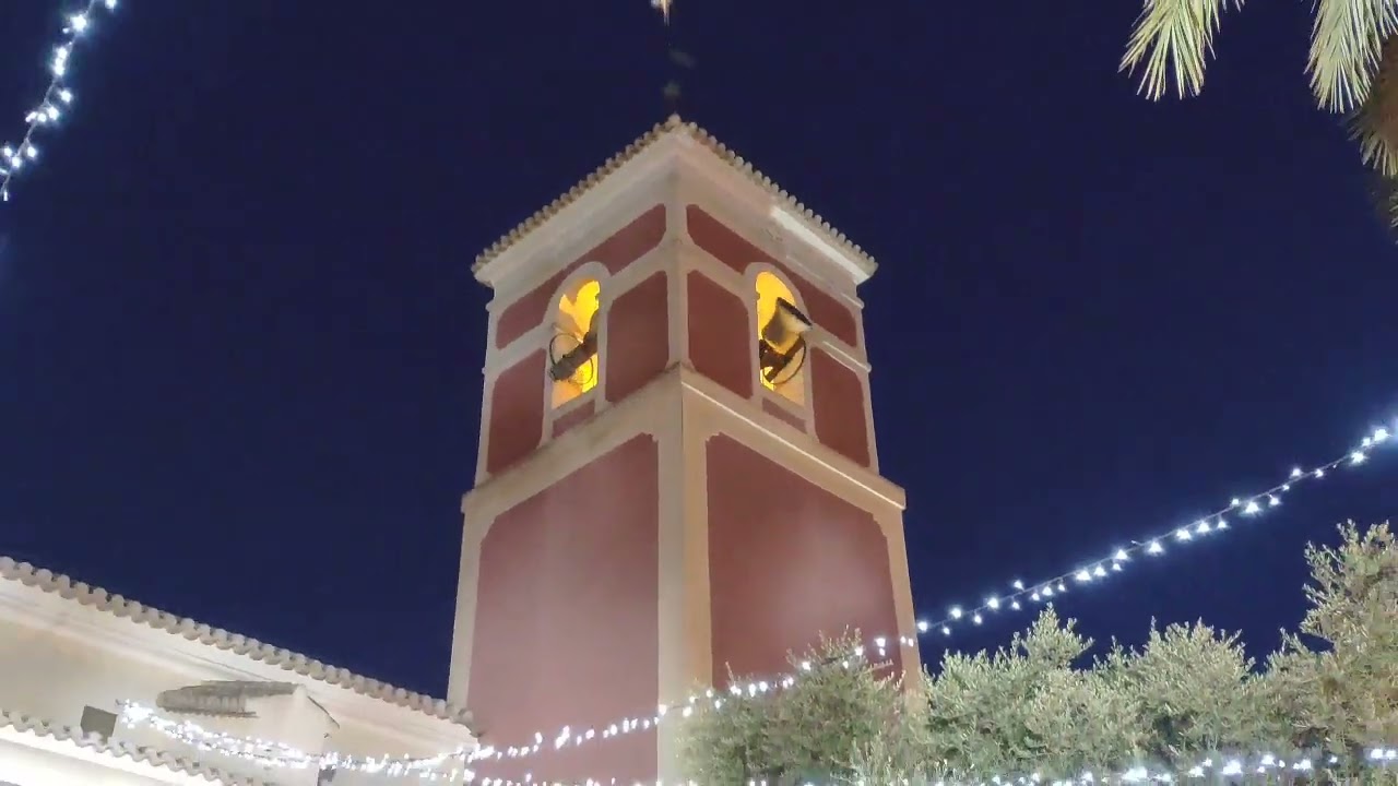 Volteo general de campanas. Iglesia de San Bartolomé de Librilla.
