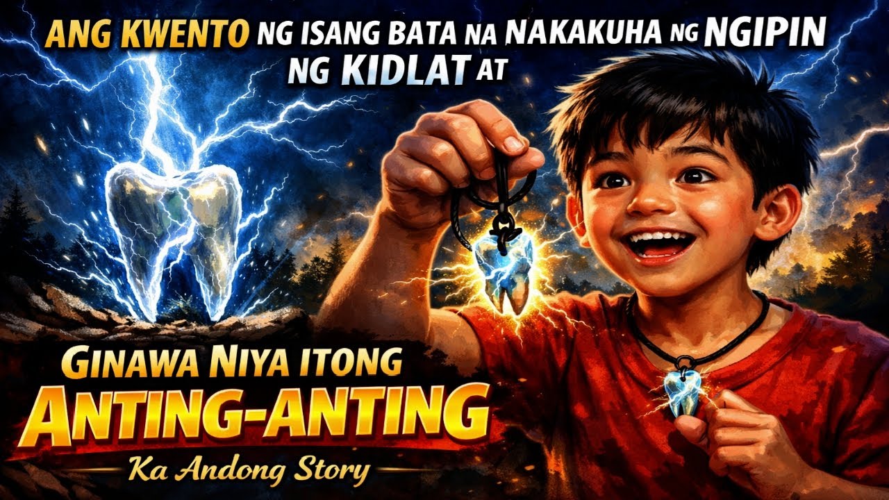 ANG BATANG NAKAKUHA NG NGIPIN NG KIDLAT AT GINAWA NIYA ITONG ANTING-ANTING | KA ANDONG TRUE STORY