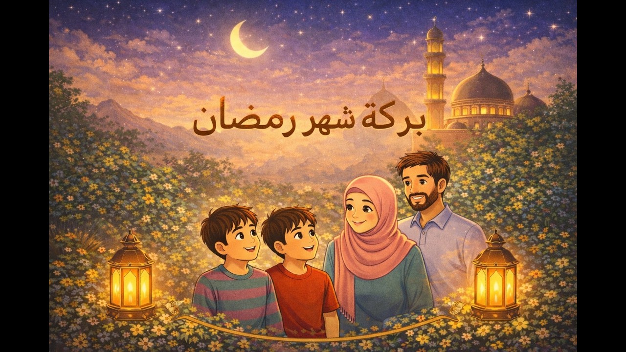 بركة شهر رمضان قصة جميلة للأطفال عن القرآن وعمل الخير