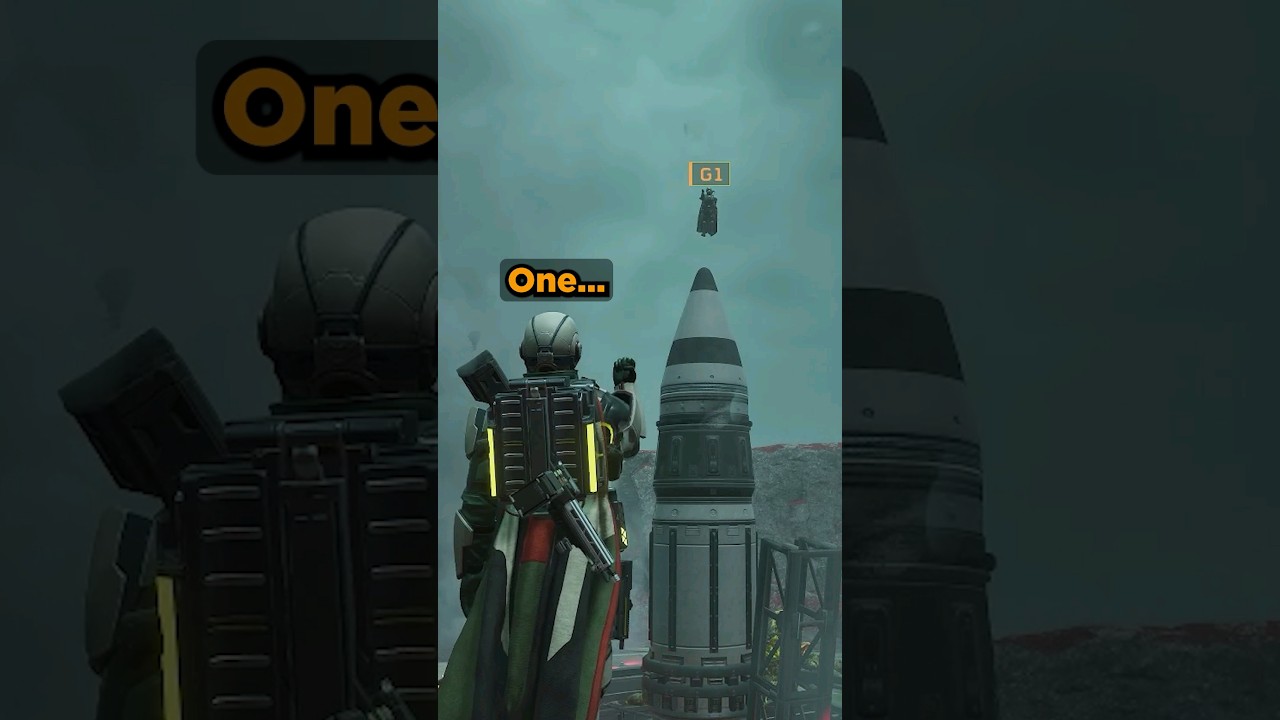 When you ride an ICBM in Helldivers 2...