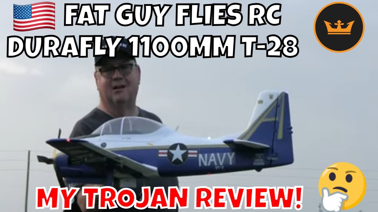 DURAFLY 1100MM T-28 EVENING REVIEW by FGFRC #aviation #rcaircraft #rc