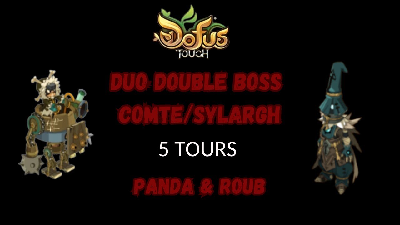 🏆 Dofus Touch - WORLD FIRST Duo Comte & Sylargh en 5 Tours | Panda & Roub 🔥