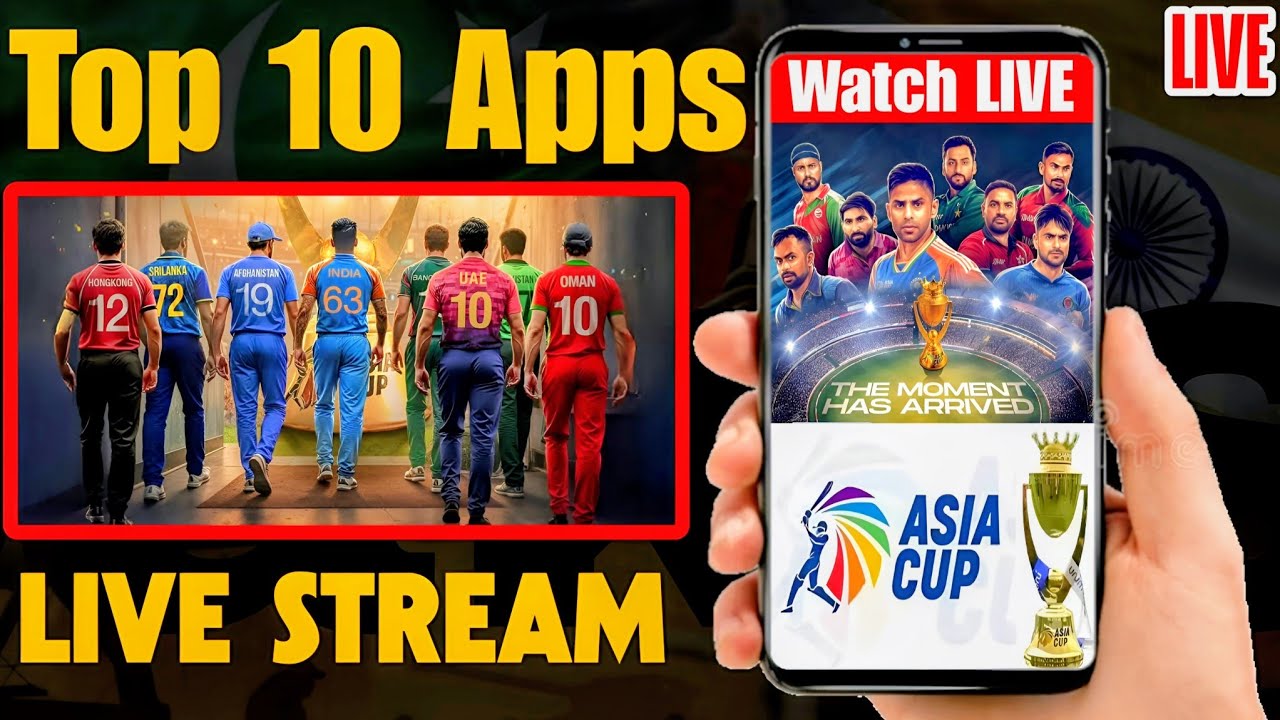 Top 10 Apps for Asia Cup Live | how to watch asia cup live in mobile || Asia Cup 2025 Live App