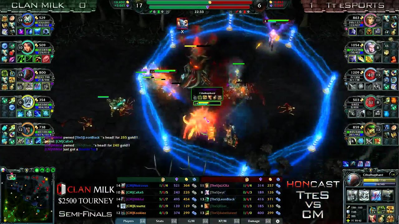 Clan MILK Tournament Semi-Finals - TteS vs CM game 2