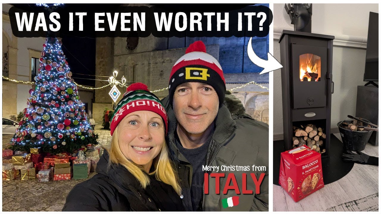 S25EP29 | ITALY - Installing our wood stove... a Christmas Miracle?