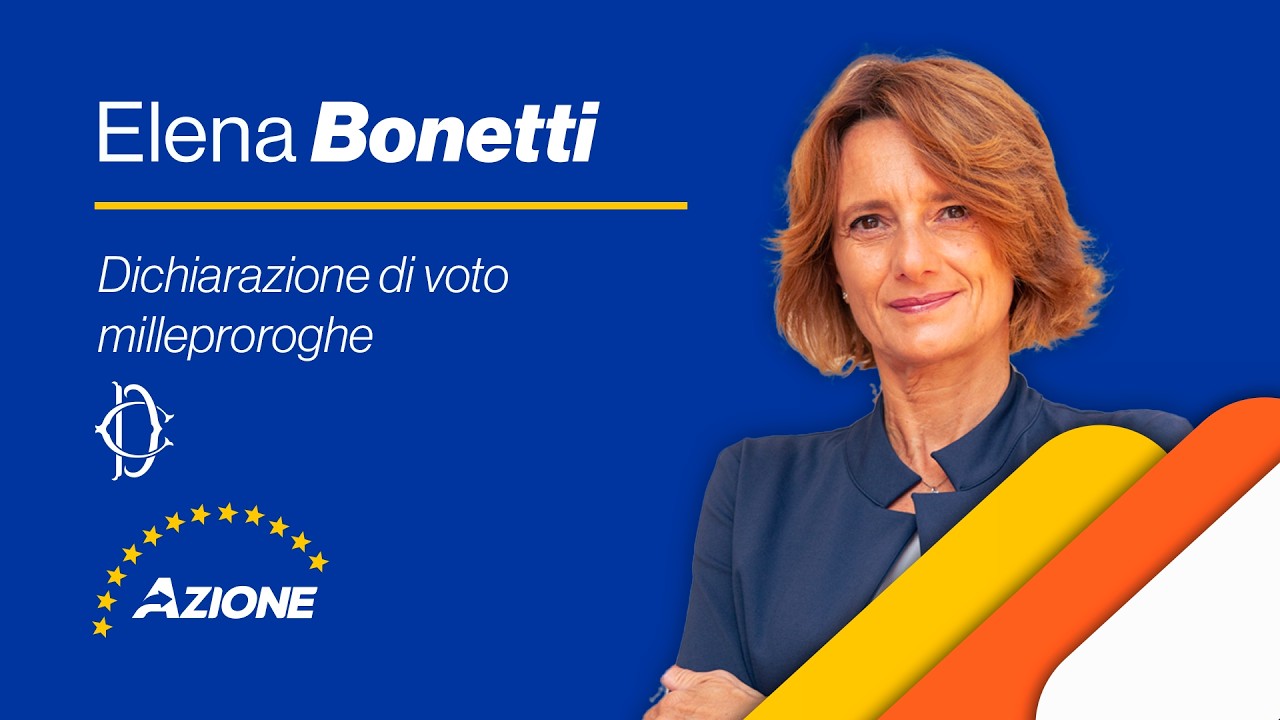 Dichiarazione di voto decreto milleproroghe