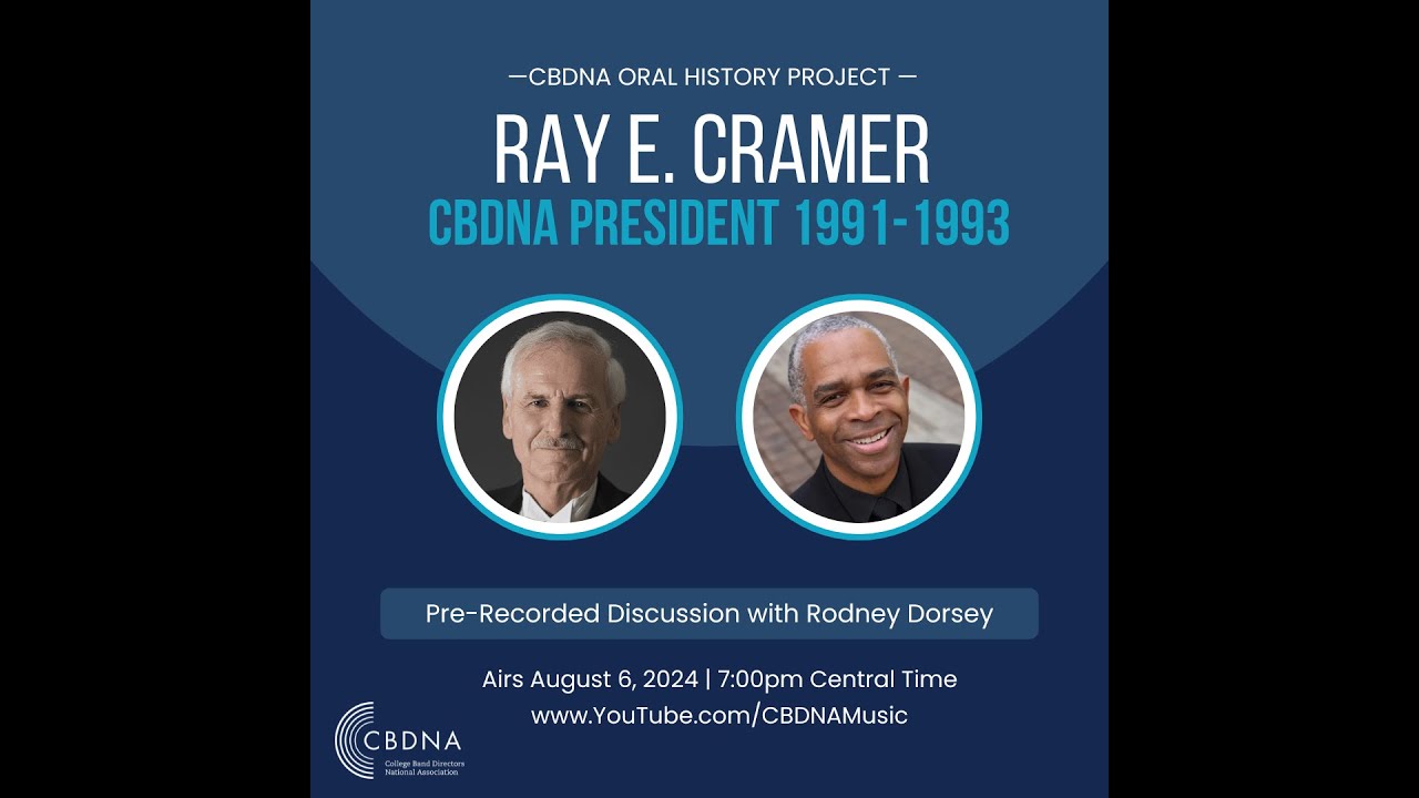 CBDNA Oral History Project: Ray E. Cramer