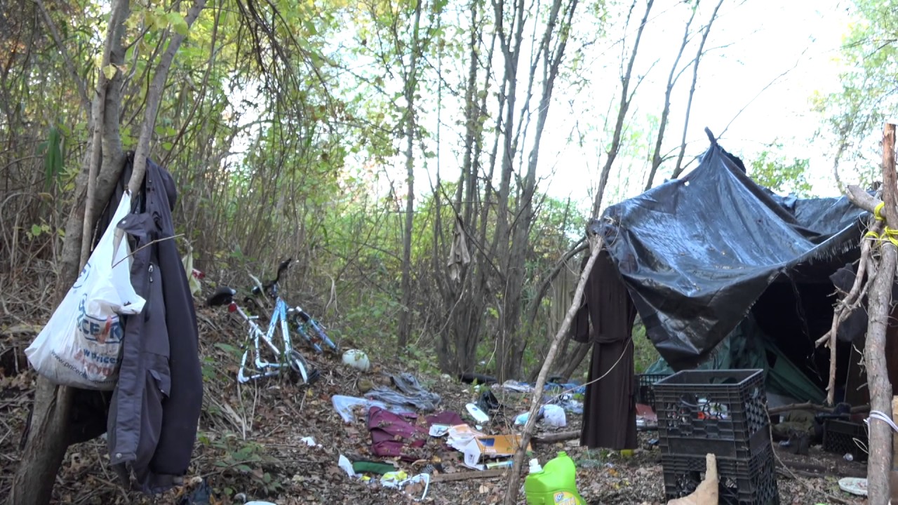 New Bedford fire fighters respond to fire in homeless encampment behind Building #19