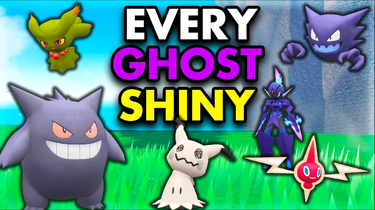 How Fast Can You Catch Every Shiny Ghost Type in Pokemon Violet?