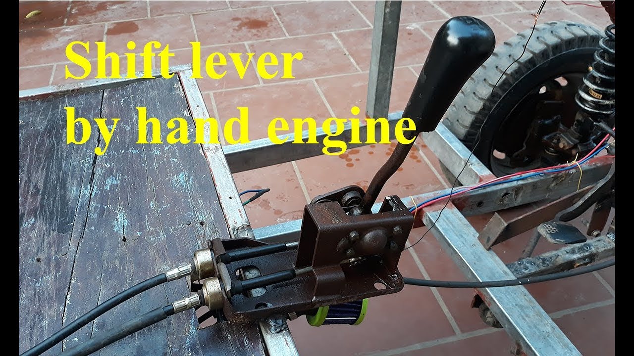 TECH - How to make a car - Shift lever by hand engine