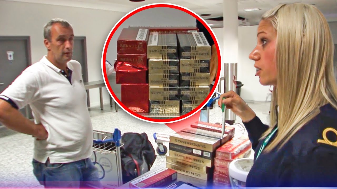 Disgruntled Man Won't Leave The Airport Or His Cigarettes Quietly | Customs Full Episode