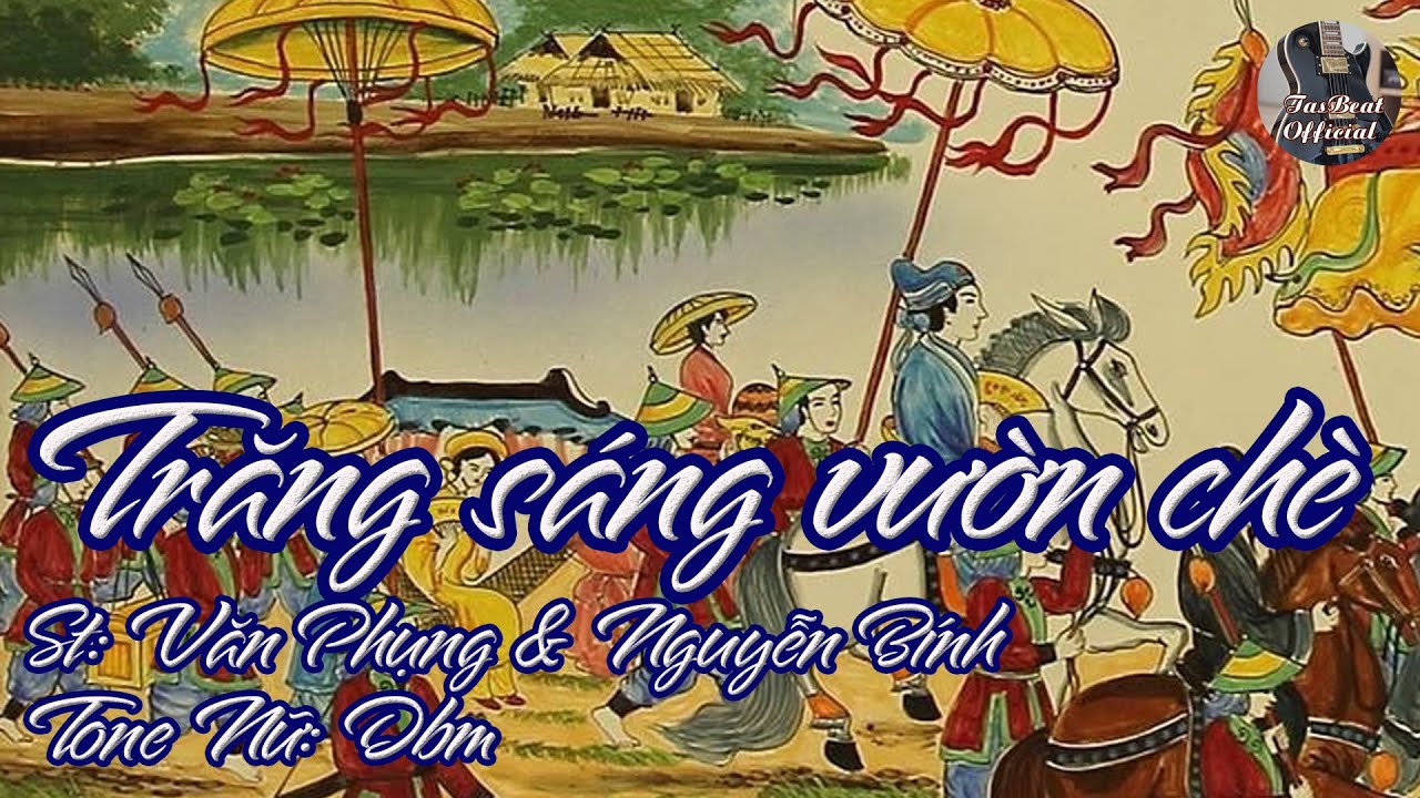 Karaoke Trăng Sáng Vườn Chè Tone Nữ | TAS BEAT