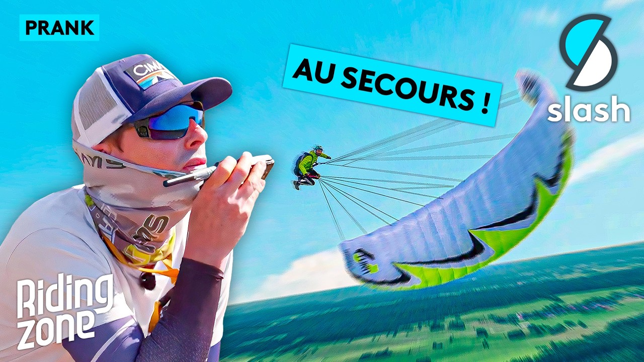 Prank de haute-volée : un champion de parapente piège un cours !