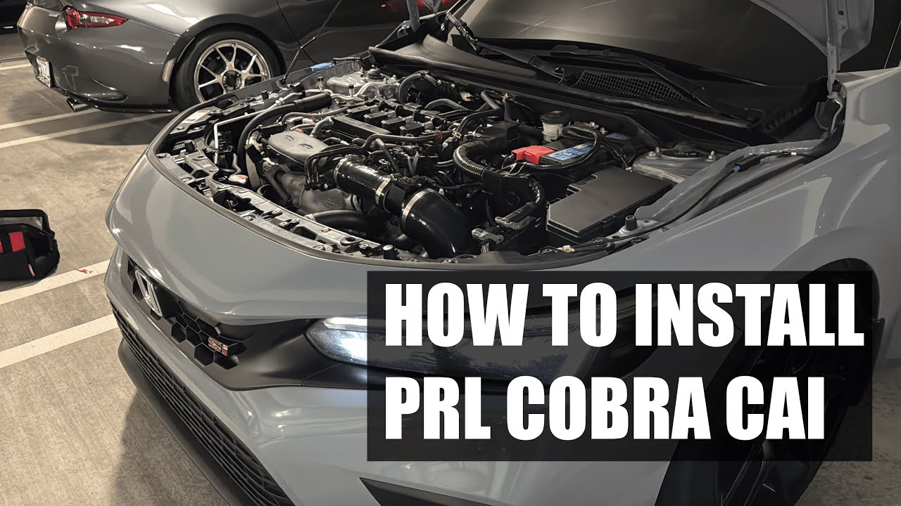 Brand New PRL Cobra Cold Air Intake Install | 2022-2025 Honda Civic Si