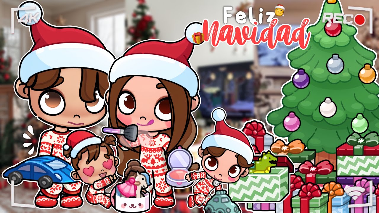 Día de NAVIDAD abriendo regalos 🎅🎁 || Avatarworld Roleplay