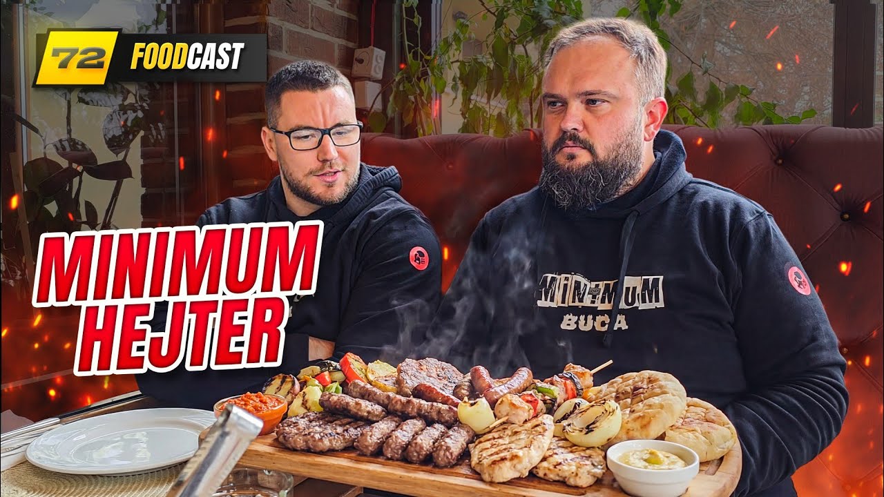 DVA NEPRIJATELjA u KAFANI REŠAVAJU RAČUNE !!! MINIMUM FoodCast 72