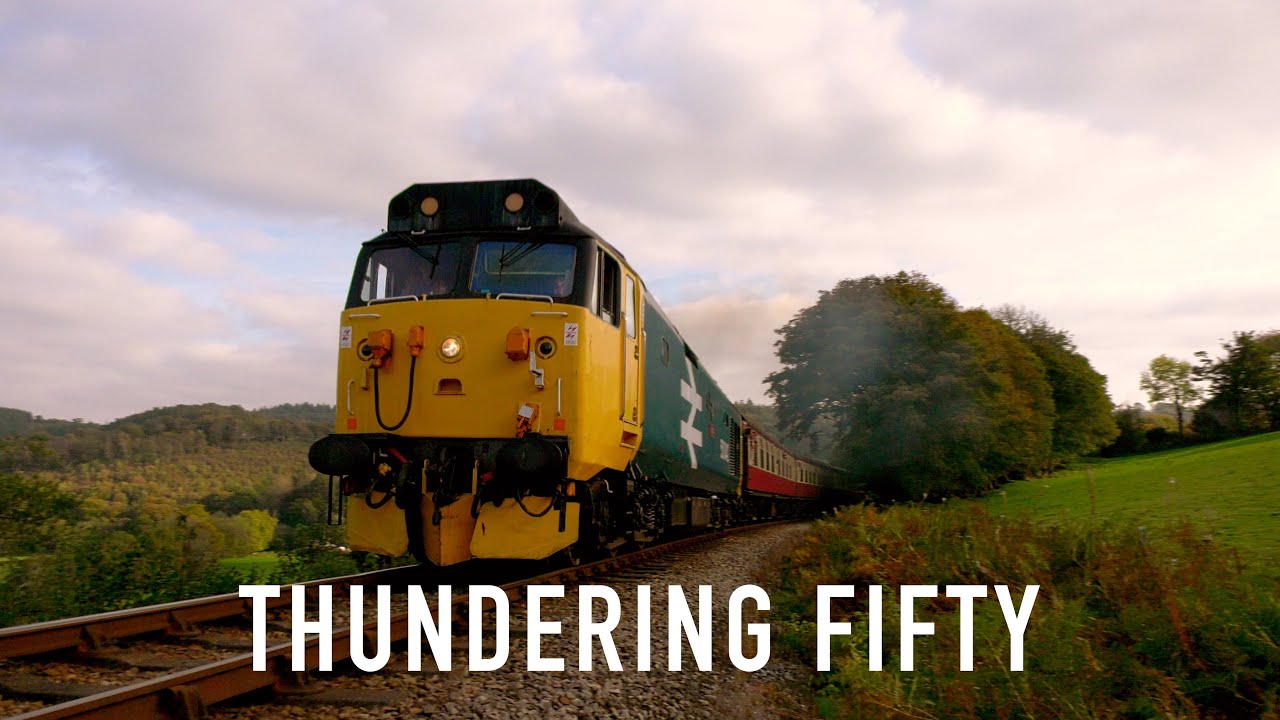 A unique view on the Bodmin Railway's Class 50 on potentially her last run!