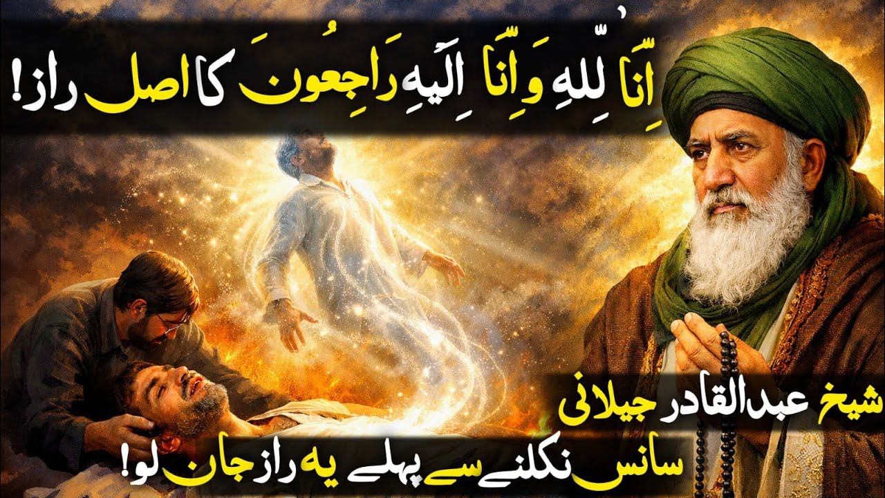 Inna Lillahi Wa Inna Ilayhi Rajiun Ka Wo Raaz Jo Zindagi Badal De | Sheikh Abdul Qadir Jilani